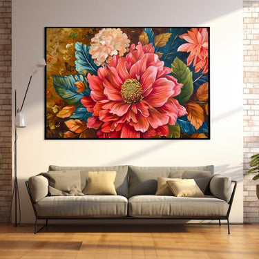 Modern Acrylic Flower Painting